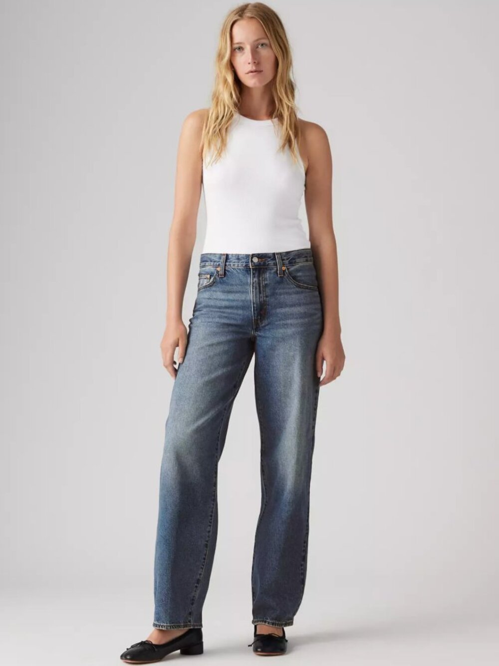 Levi's Premium Women She's Nice Baggy Dad Jeans Size 27 x 32 NWT 110$+TAX